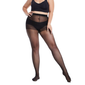 Women’s Plus Size Pantyhose – Thick Waist, Anti-Hook, and Ultra-Thin Design
