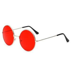 Unisex Polarized UV400 Vintage Round Sunglasses