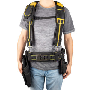 3-Inch Padded Tool Belt with Lumbar Padding for Heavy-Duty Work