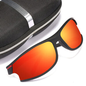 Trendy Sports Polarized Sunglasses for Men – UV Blocking with Mirror Lenses