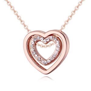 Women’s Zirconia Heart Necklace – Stunning Pendant for Any Occasion