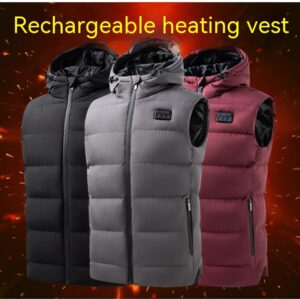 Men’s Thermal Smart Heated Vest with 6 Heating Zones