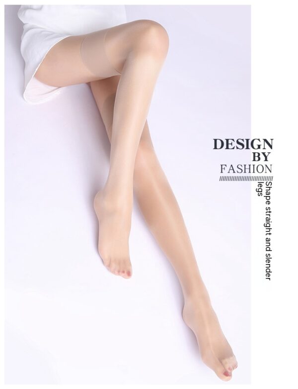 12D Women Ultrathin Sheer Thigh High Stockings - Image 8