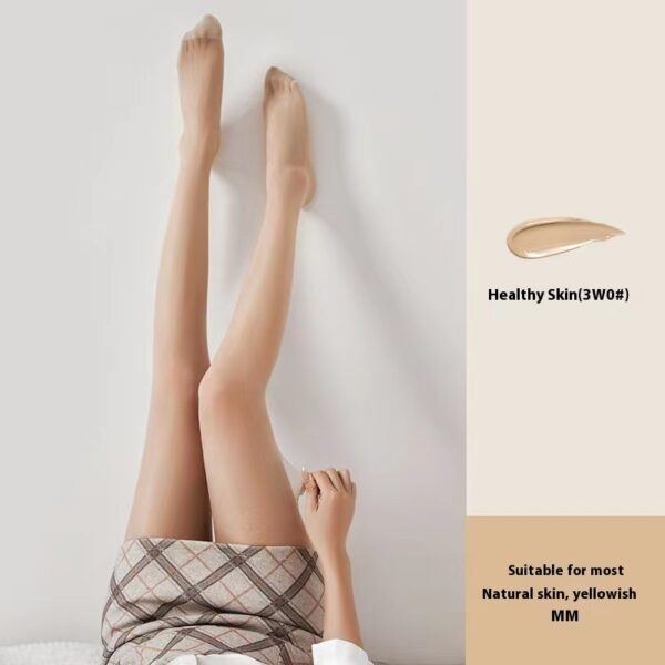 0D Black Silk Stockings Ultrathin Black Pantyhose - Image 9