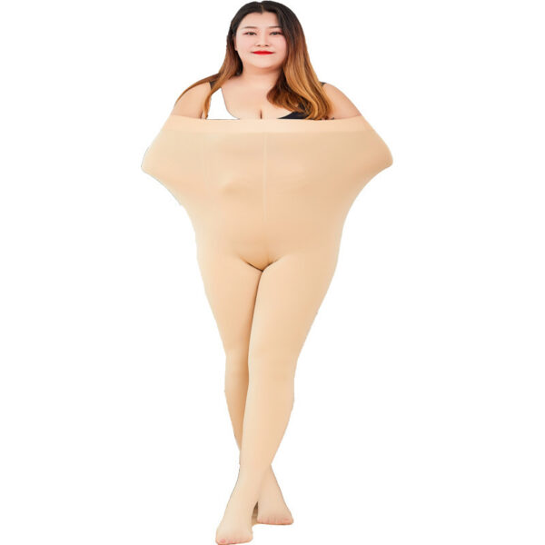 Plus Size Fleece Lined Tights – High Waist Stretchy Thermal Leggings for Women - Image 7