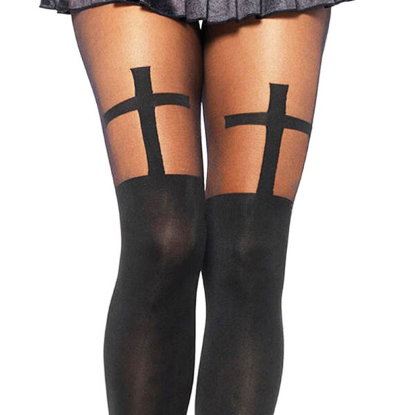 Color block fake stockings - Image 3