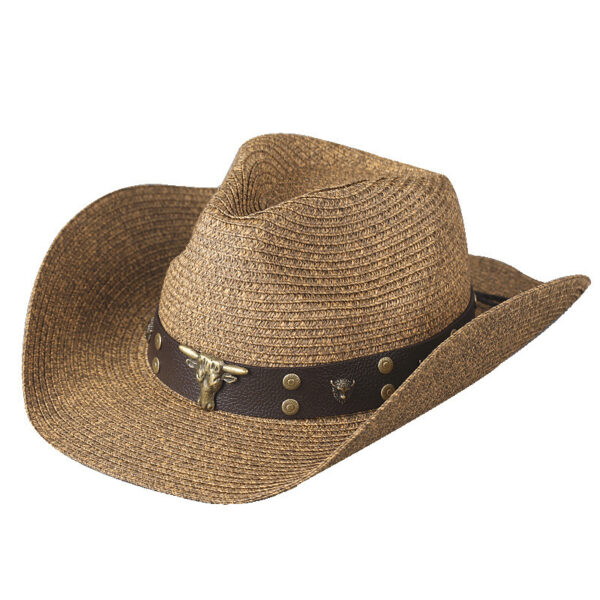Unisex Straw Cowboy Hat – Big Eaves & Foldable Design