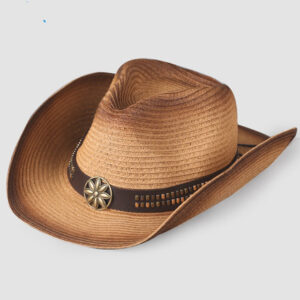 Unisex Straw Cowboy Hat – Big Eaves & Foldable Design