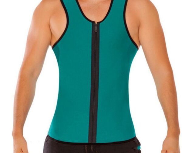Men’s Thermal Body Shaper – Neoprene Sauna Waist Trainer Vest for Slimming - Image 4