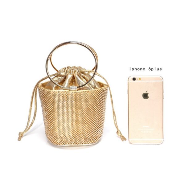 Luxury Dinner Bag – Glittering Rhinestone Handbag for Special Occasions - Image 4
