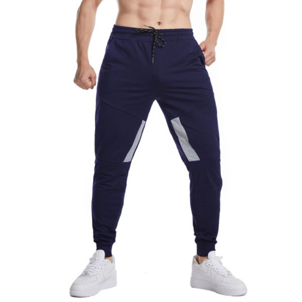 Two-pocket sports pants men's leggings fitness fashion casual pants - Image 8
