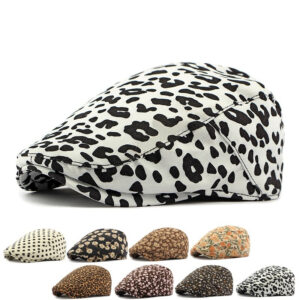 Personalized Ethnic Style Floral Beret Women’s British Retro Corduroy