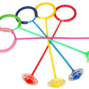 Flashing LED Flash Jumping Ring Dancing Ball Glowing Fitness Training Outdoor  Sports