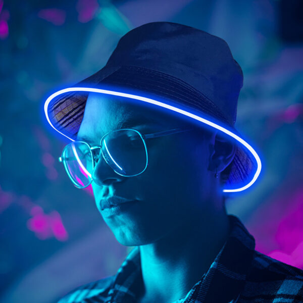 LED Bucket Hat – Light Up the Night with Rave-Ready Style