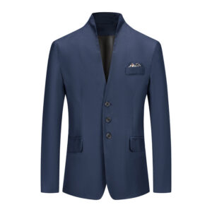 Men’s Solid Color Three-button Suit