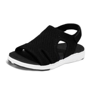 New Women’s Soft & Comfortable Sandals Mesh Upper Breathable Sandals Adjustable Cross-strap Design Sandalias